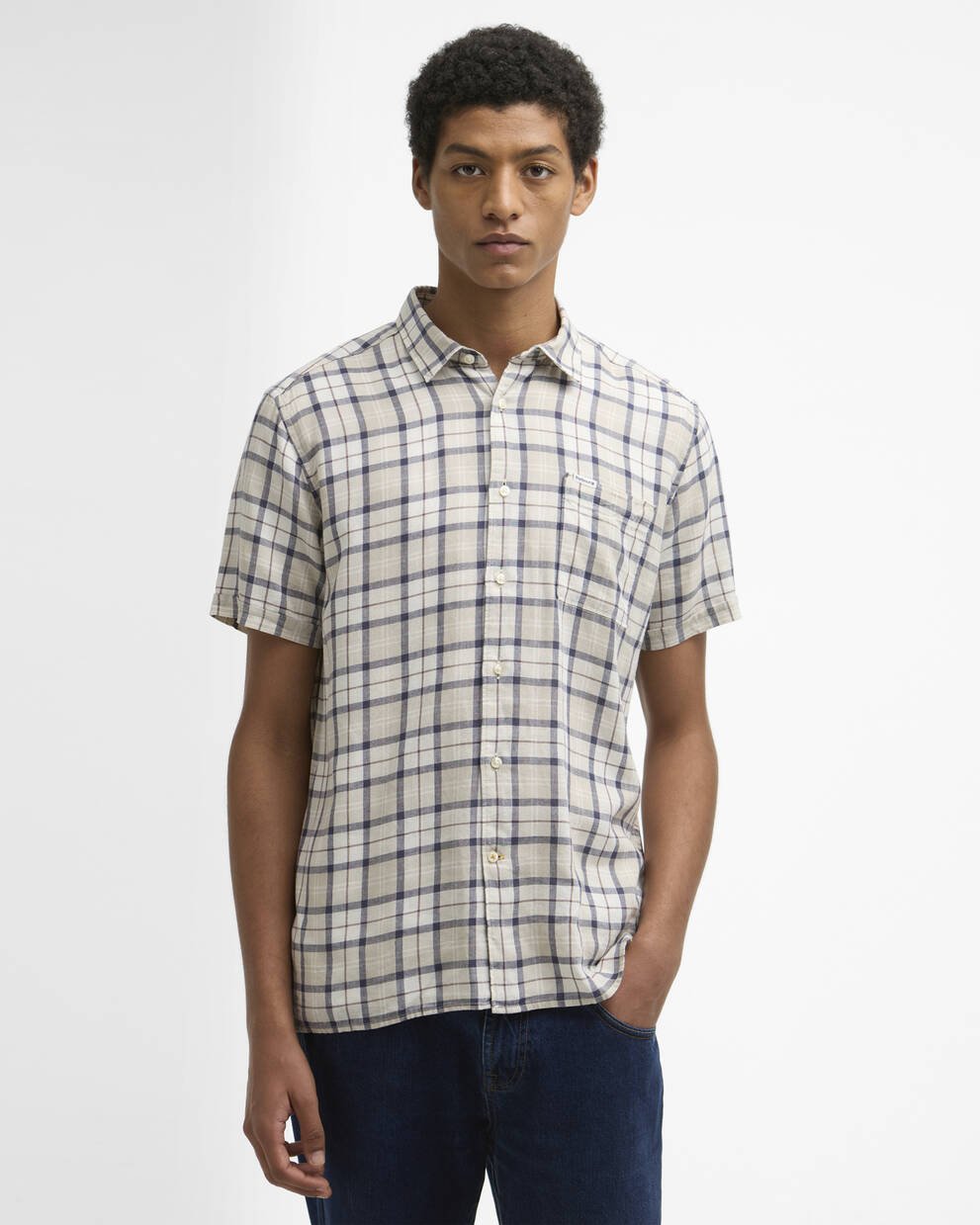 Midfield Tartan Regular Short-Sleeved Shirt