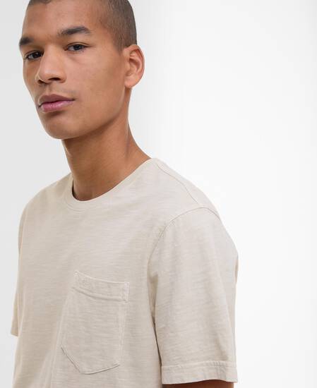 Pigment-Dyed Pocket T-Shirt Oatmeal