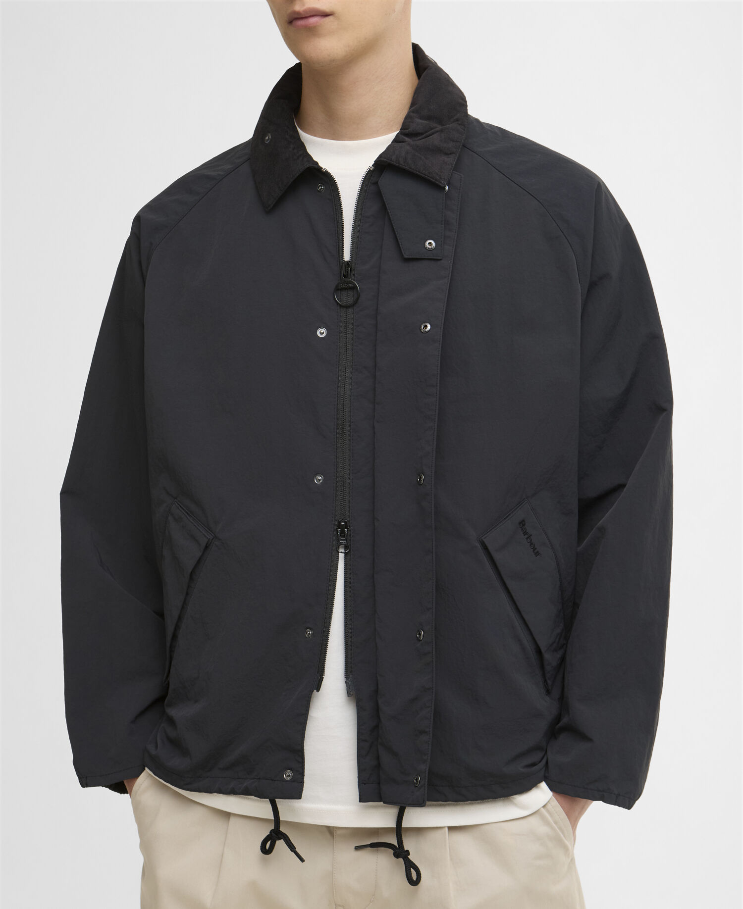 Transport Nylon Casual Jacket Black