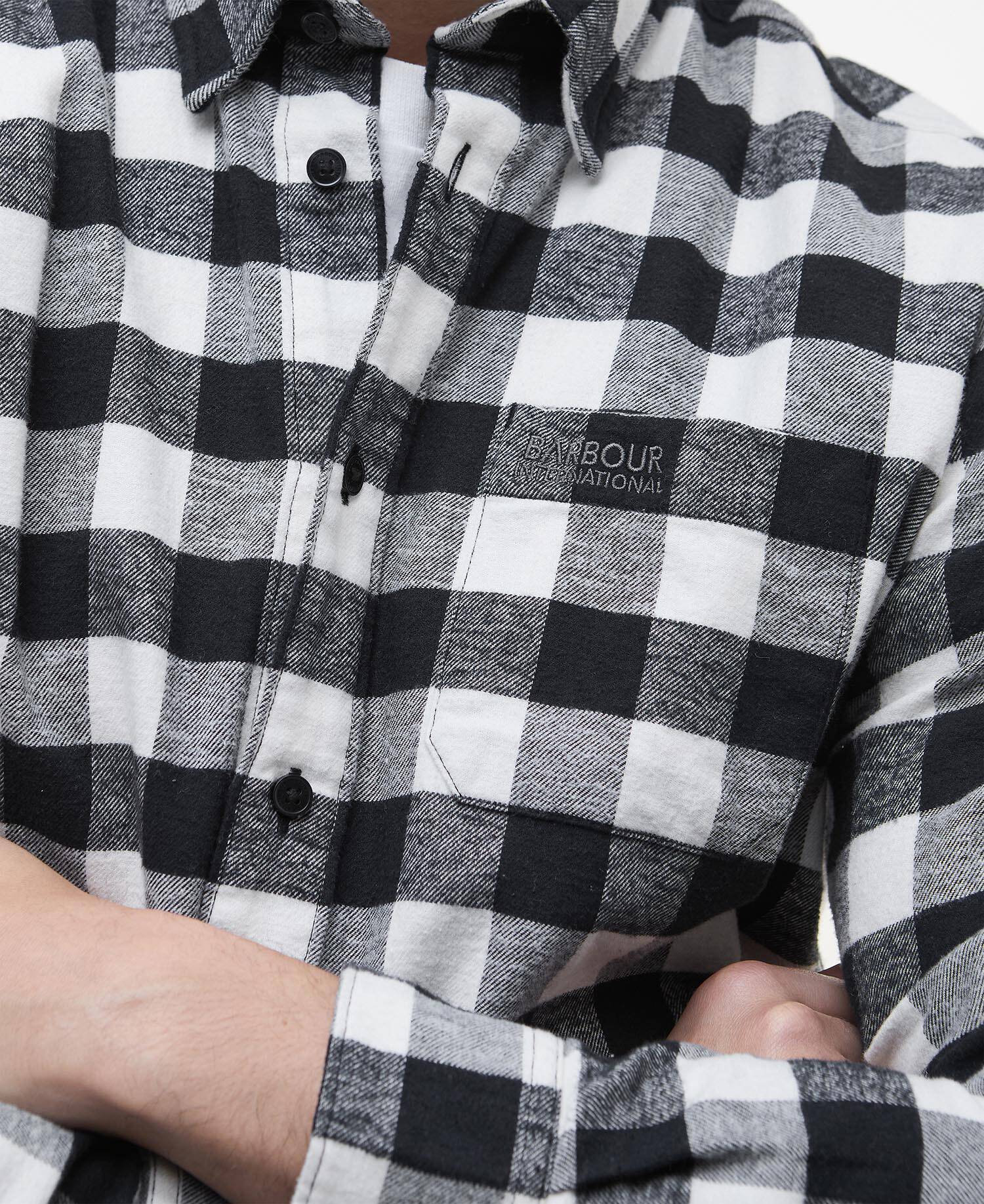 Blackstreak Gingham Long-Sleeved Shirt image number 4