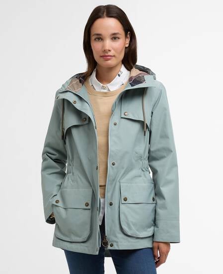 Maple Waterproof Jacket Blue Sage/Gardenia