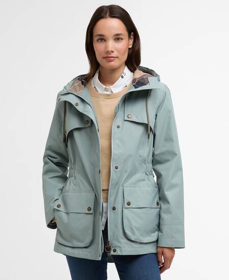 Maple Waterproof Jacket Blue Sage/Gardenia