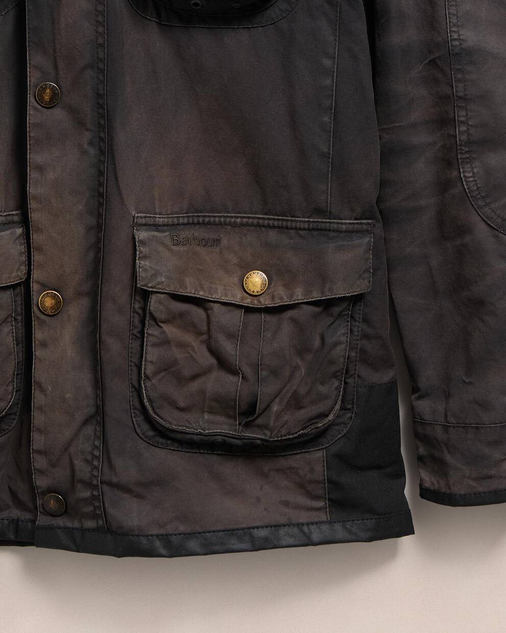 Barbour Re-loved Men's Corbridge Waxed Jacket - Size S