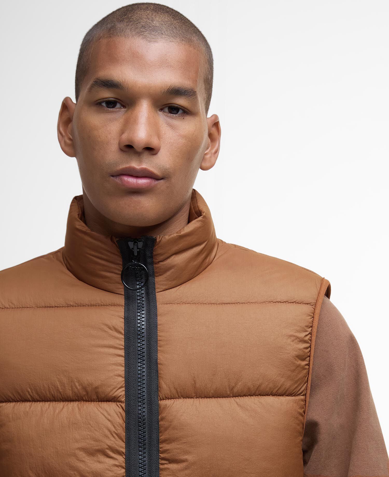 Offshore Quilted Gilet Umber