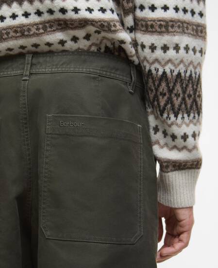 Newbirch Oversized Cargo Trousers Forest
