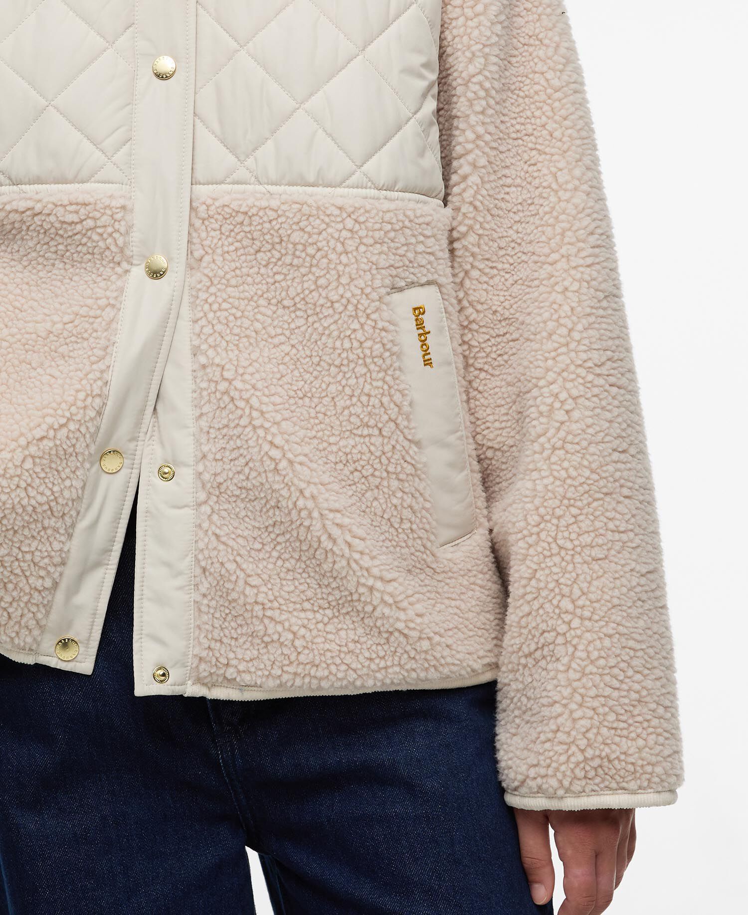 Wetherby Fleece Oatmeal/Silver Cloud