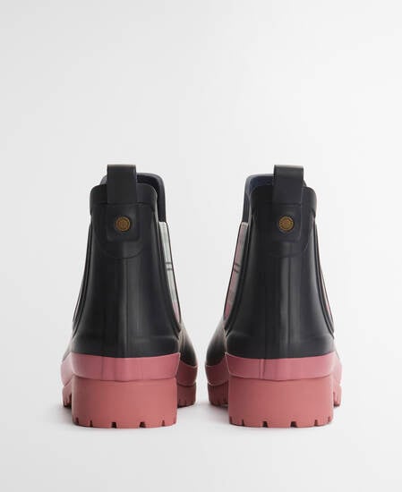 Mallow Wellingtons Navy/Cherry Blossom