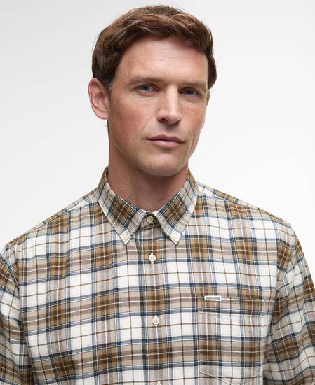 Camicia Telfield a maniche lunghe con vestibilità regular Stone Camicia Telfield a maniche lunghe con vestibilità regular Stone