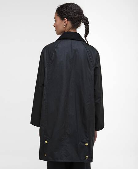Giacca cerata lunga Beadnell Black/Classic Giacca cerata lunga Beadnell Black/Classic