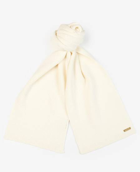 Mallory Beanie & Scarf Gift Set Optic White