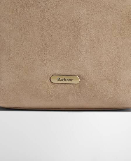Cedar Suede Bucket Bag Sand