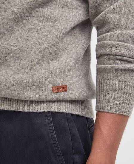 Essential Crew-Neck Jumper Stone
