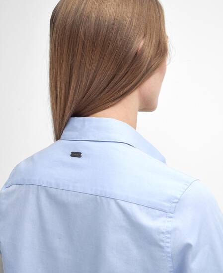 Derwent Regular Long-Sleeved Shirt Pale Blue-Hessian Tartan