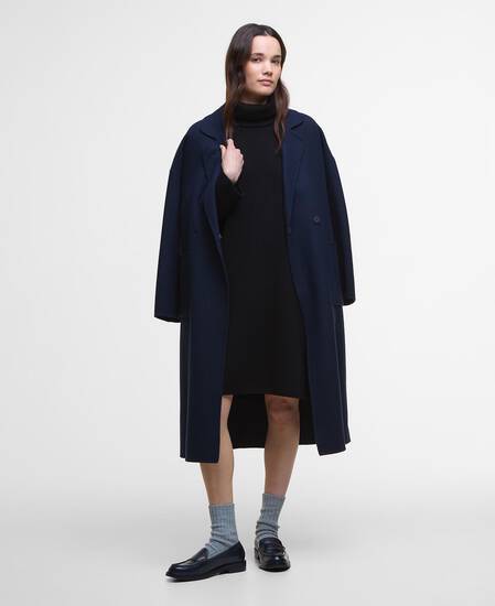 Stitch Knitted Dress Black