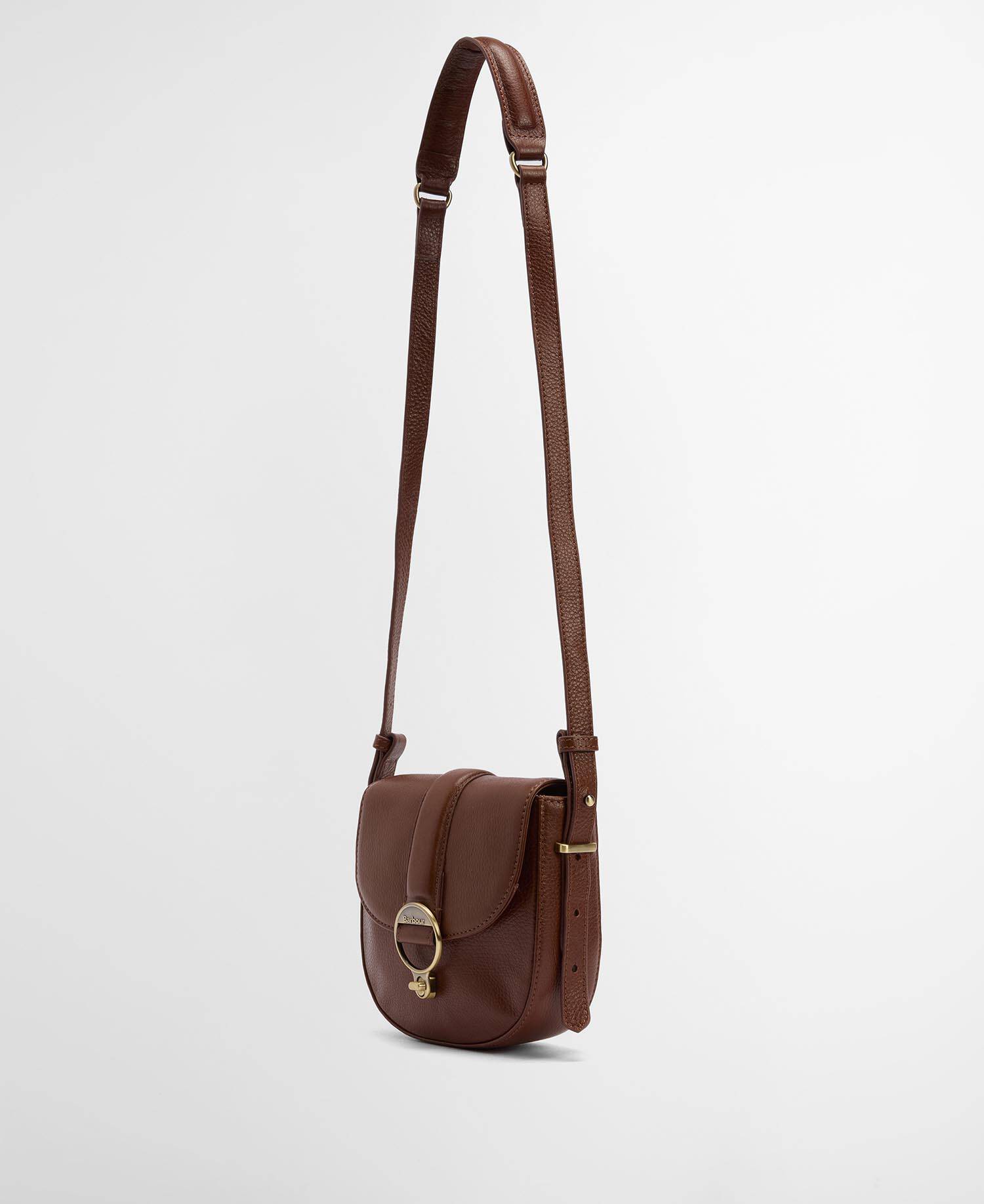 Elm Leather Crossbody Bag Brown image number 5