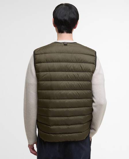 Gilet reversibile in piuma d’oca Olive Multi
