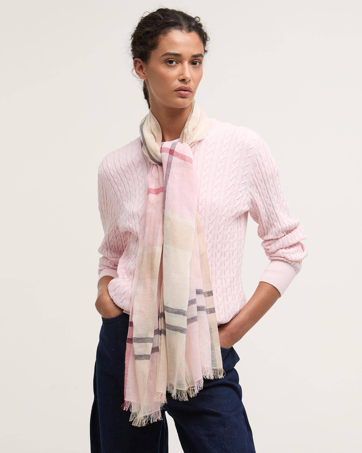 Sciarpa in tartan Abigail image number 1