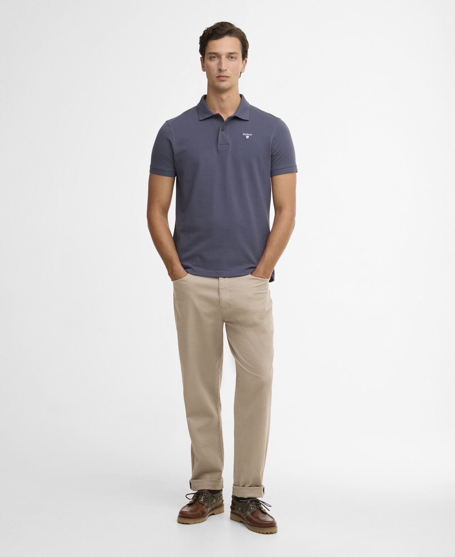 Poloshirt Sports Washed Navy