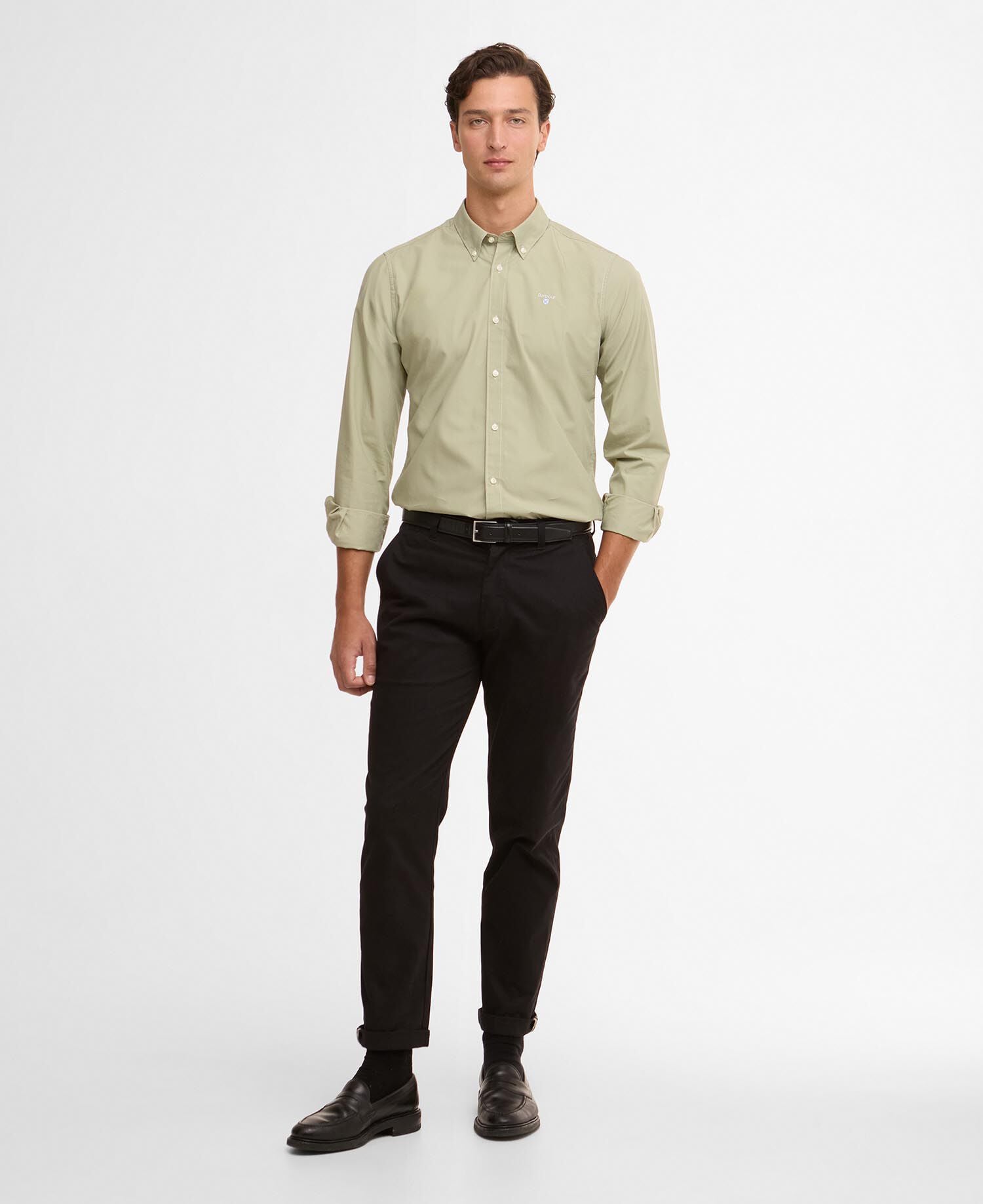 Hemd Treeport Tailored Sea Green