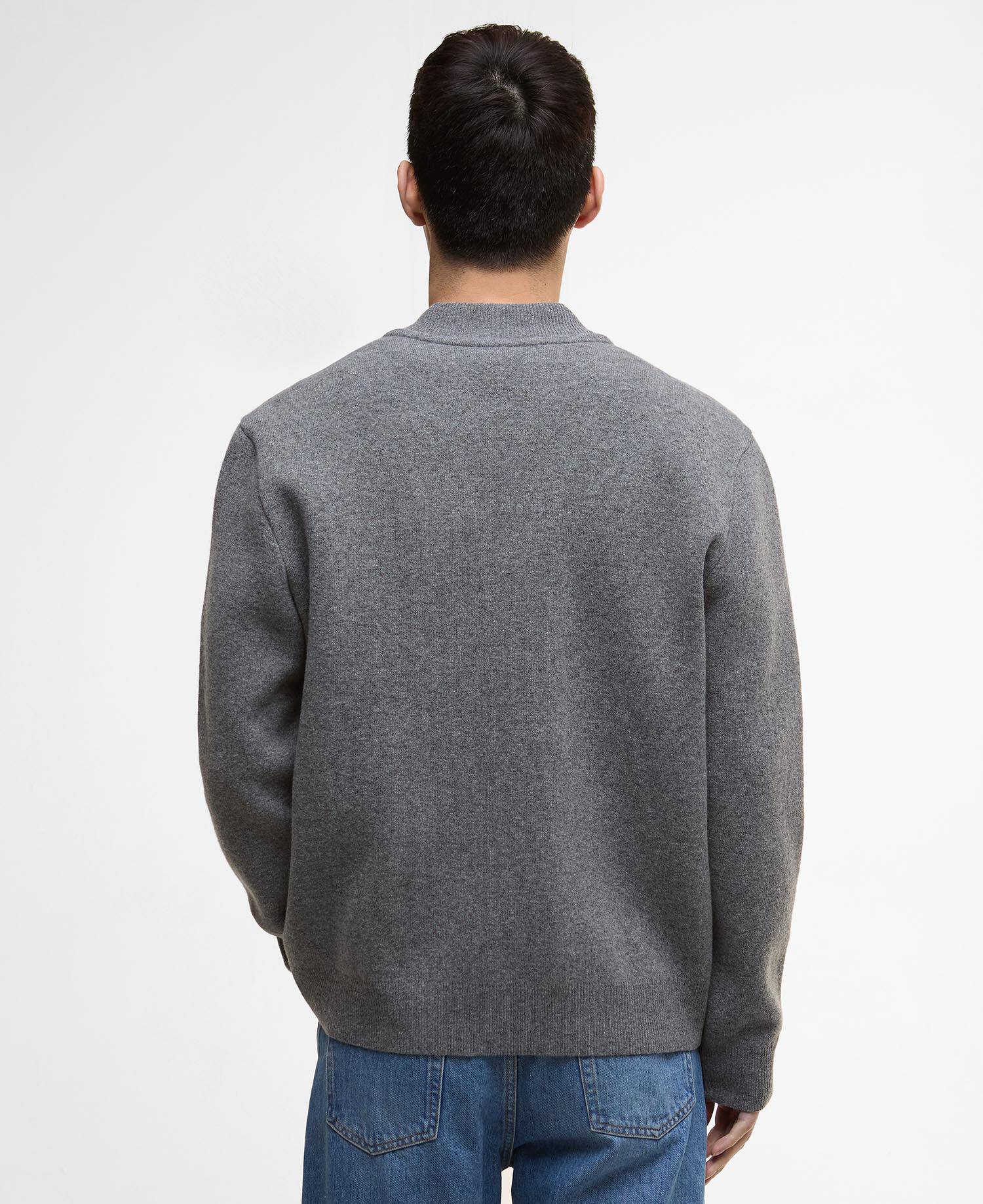 Letterman Knitted Bomber Jacket image number 2