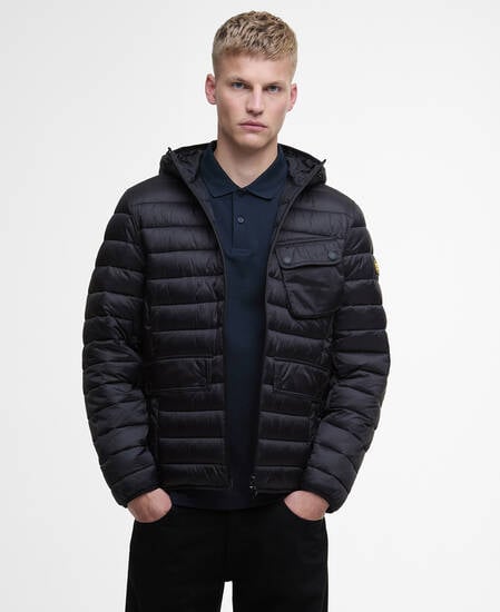 Racer Ouston Quilted Jacket Classic Black Racer Ouston Quilted Jacket Classic Black