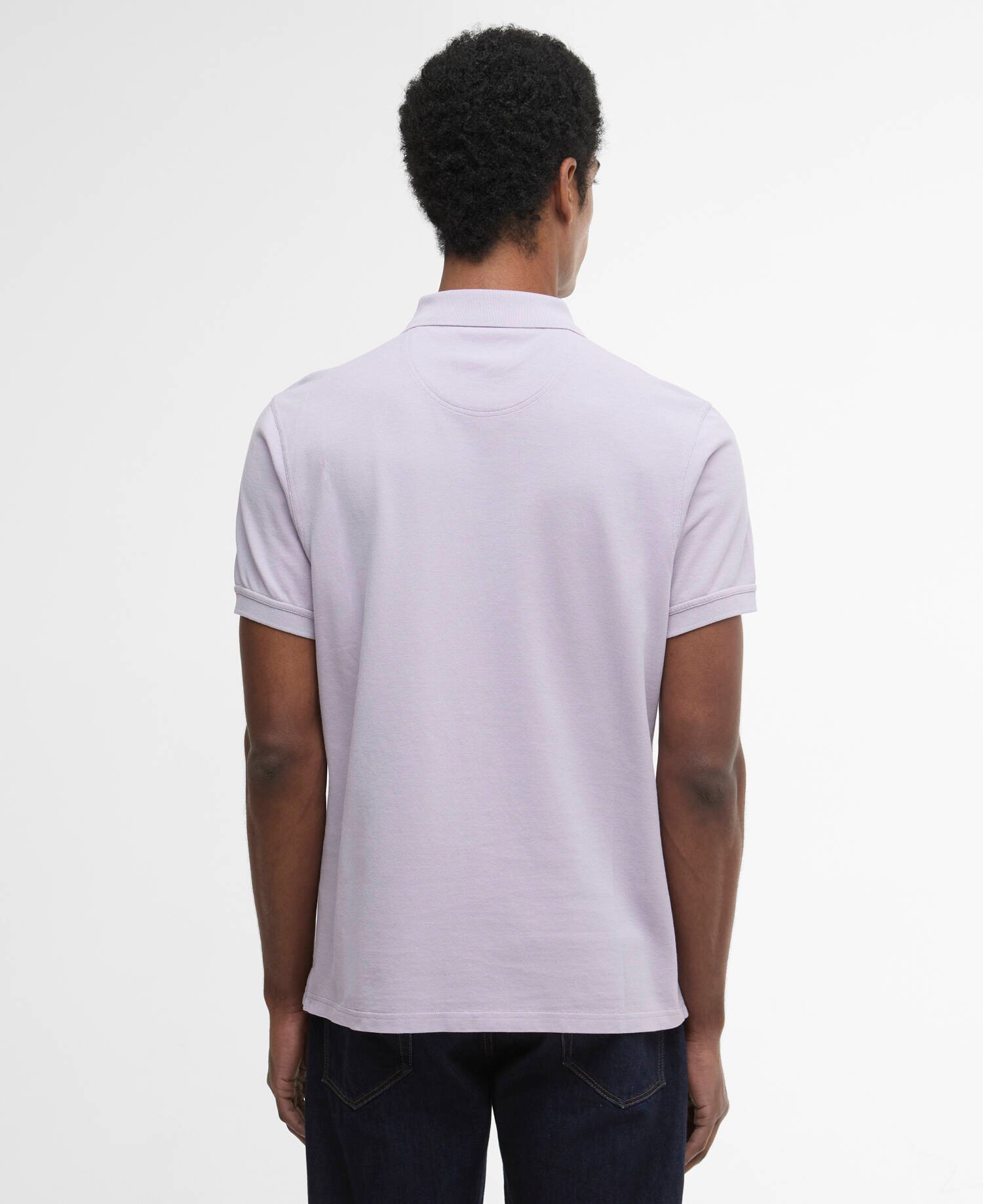 Lightweight Sports Short-Sleeved Polo Shirt Heather Mist image number 2