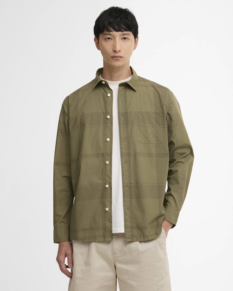 Tunstall Oversized Tonal Tartan Shirt