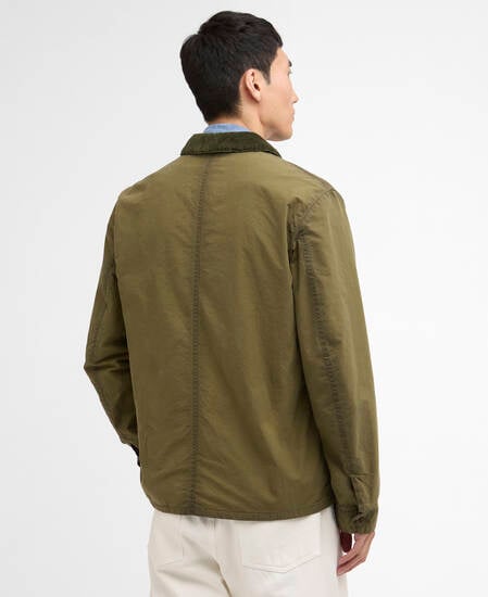 Troon Washed Waxed Jacket Archive Olive