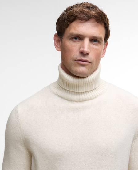 Kelp Roll-Neck Jumper Whisper White