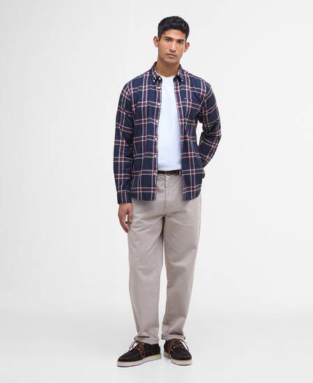 Crossfell Tailored Long-Sleeved Shirt Inky Blue Crossfell Tailored Long-Sleeved Shirt Inky Blue