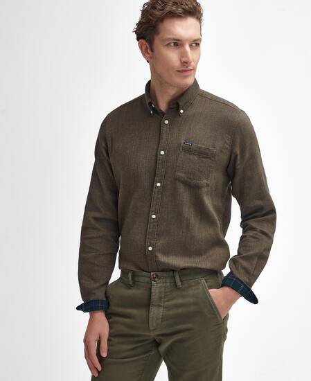 Moleskin Tailored Trousers Dark Olive