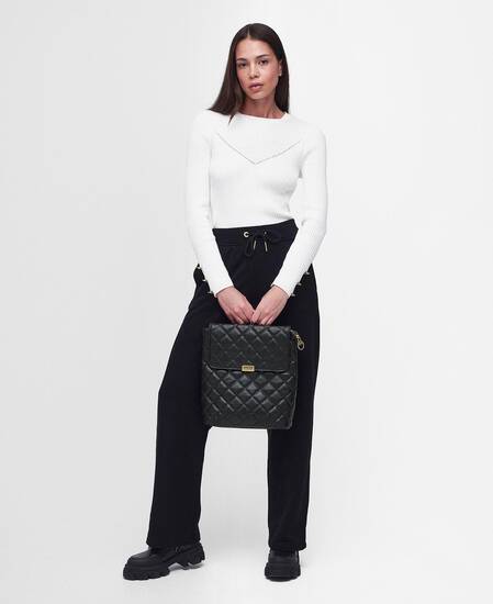 Quilted Hoxton Backpack Classic Black