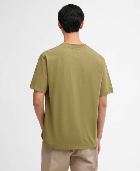 Dalton Logo Oversized T-Shirt Bleached Olive