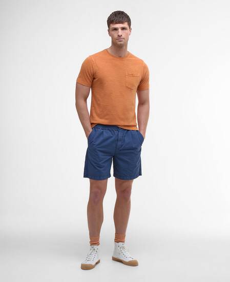 T-shirt con taschino tinta con pigmenti Sunset Haze T-shirt con taschino tinta con pigmenti Sunset Haze