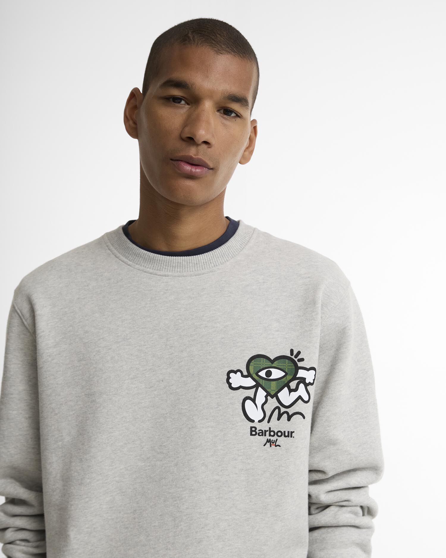 Barbour x Mul Sweatshirt Relaxed Grey Marl