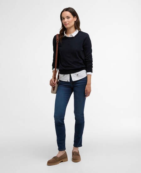 Pullover Clover Rundhalsausschnitt Navy