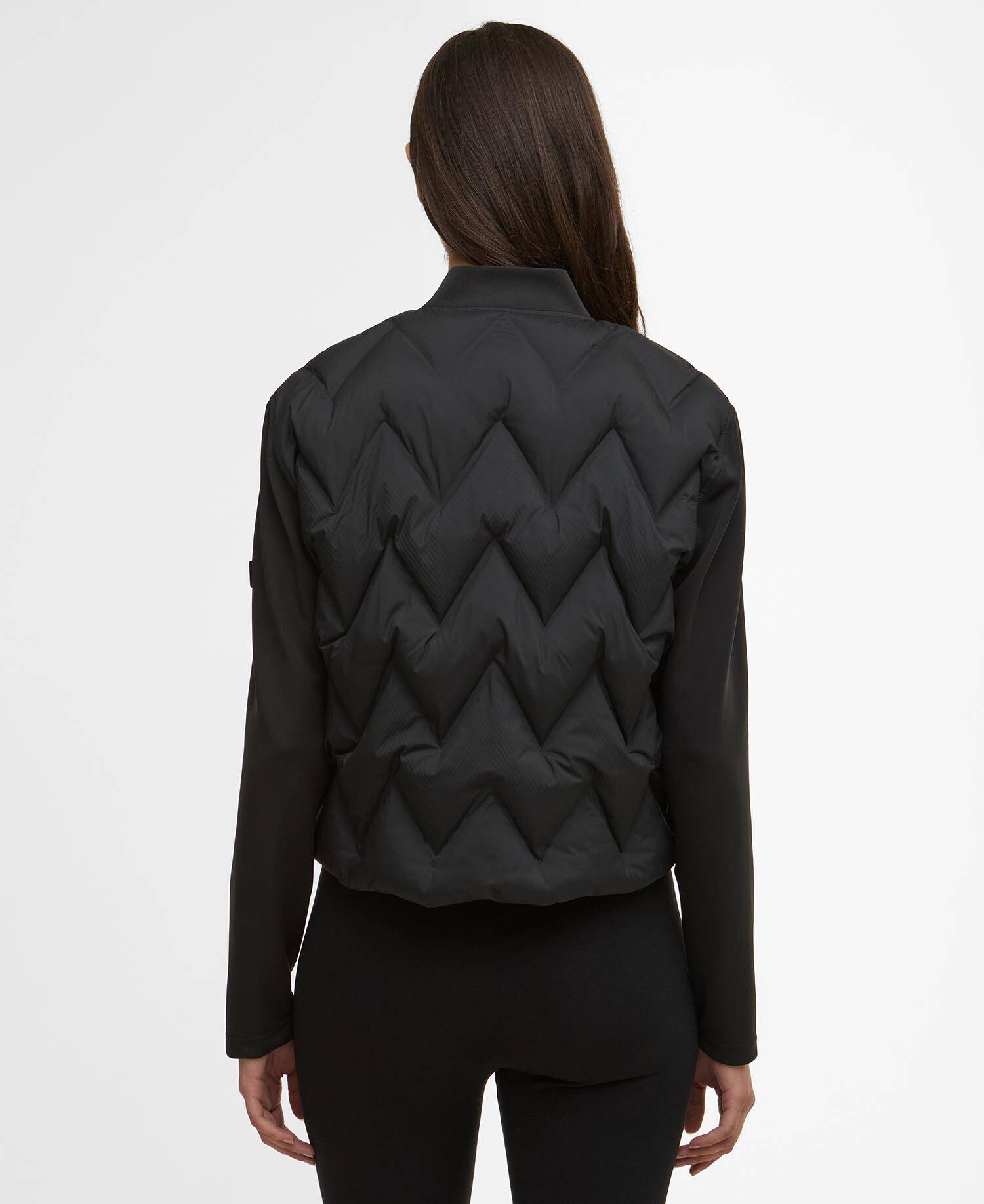 Prism Quilted Sweatshirt Black image number 2