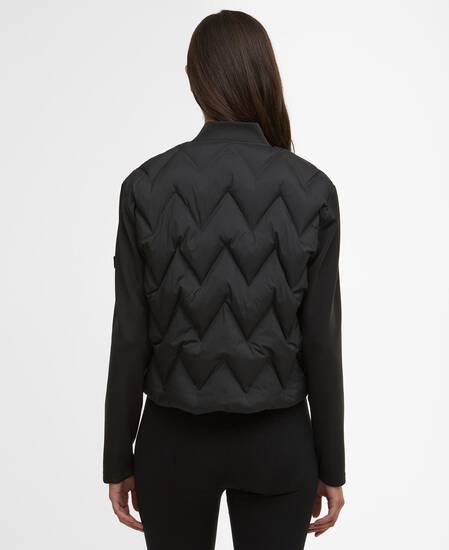 Prism Quilted Sweatshirt Black