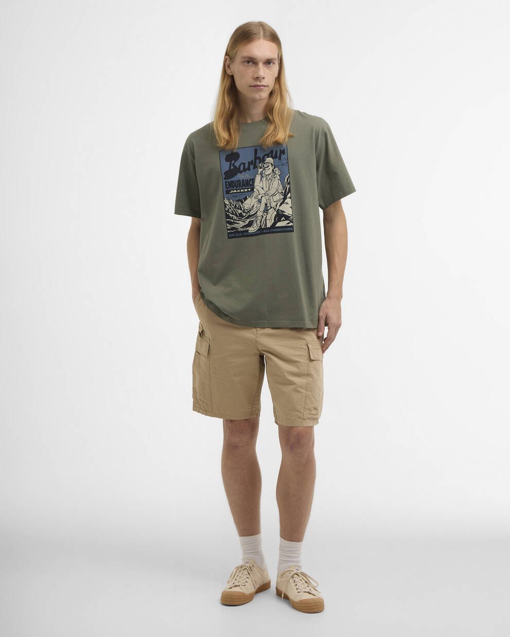 T-shirt oversize con stampa Conditions