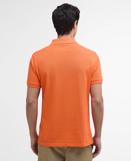 Essential Polo Shirt Flame Orange Essential Polo Shirt Flame Orange