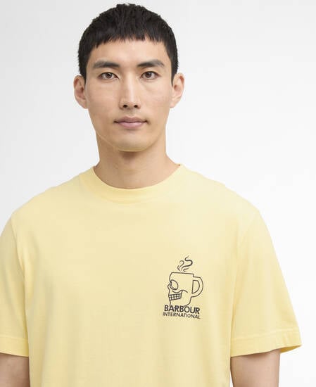 T-shirt con stampa Staithes Dusky Citron