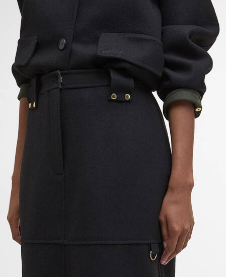Gonna midi Leonie Black