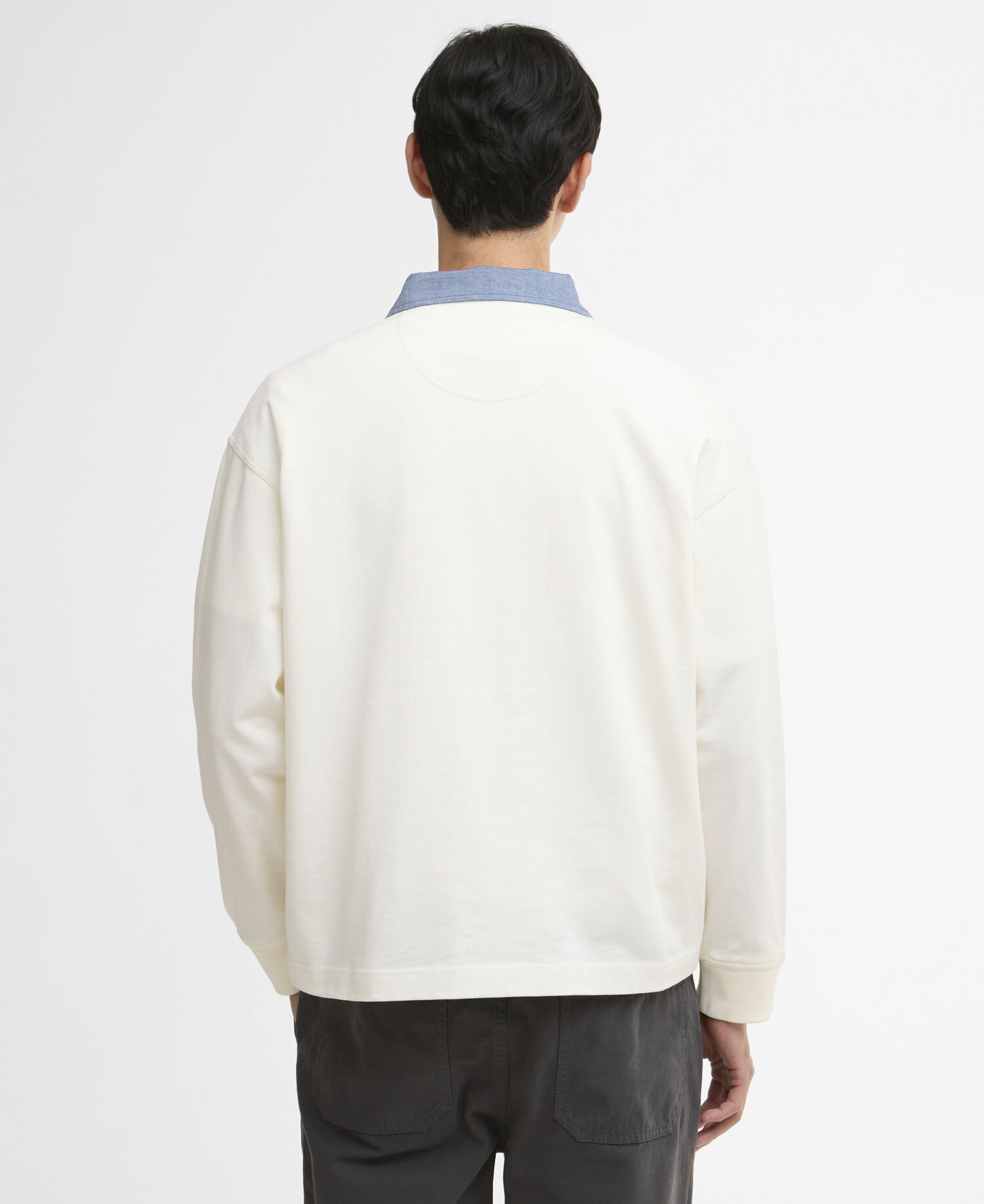 Oldgate Oversized Rugby Shirt Whisper White