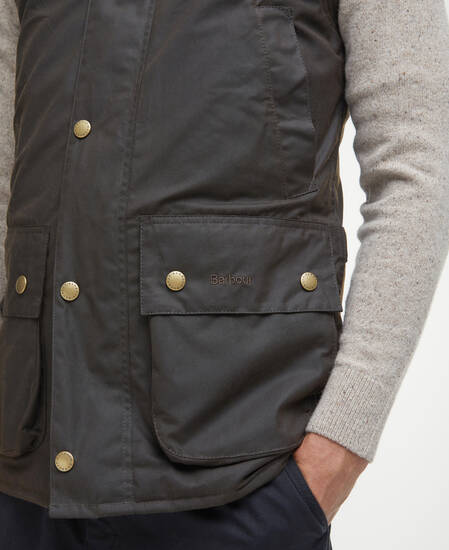 Westmorland Waxed Gilet Olive