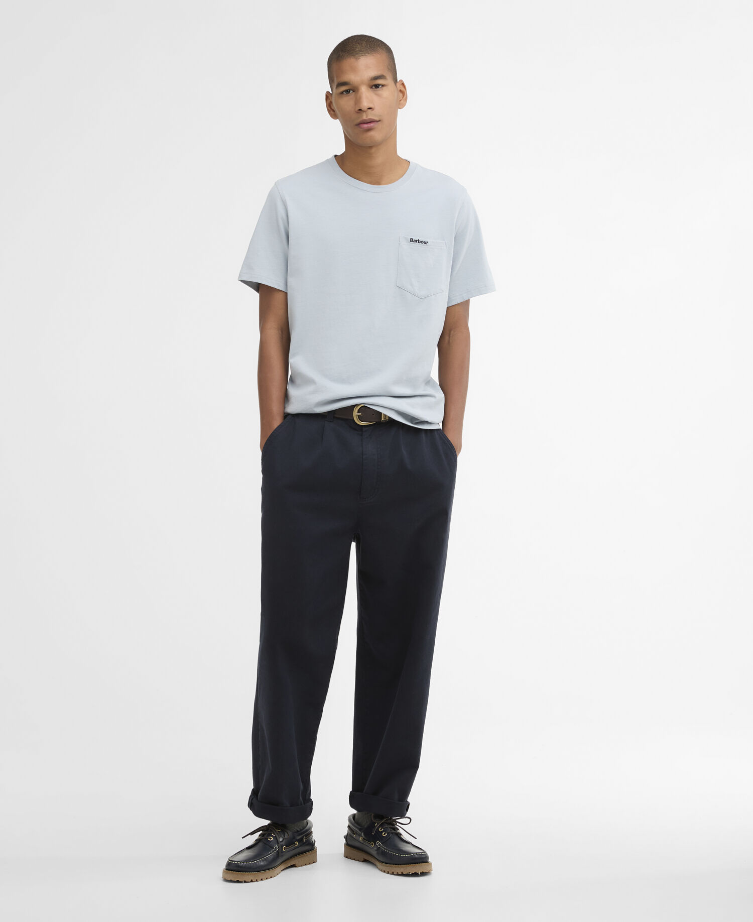 Langdon Pocket T-Shirt Blue Haze