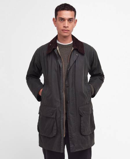 Border® Waxed Jacket Sage