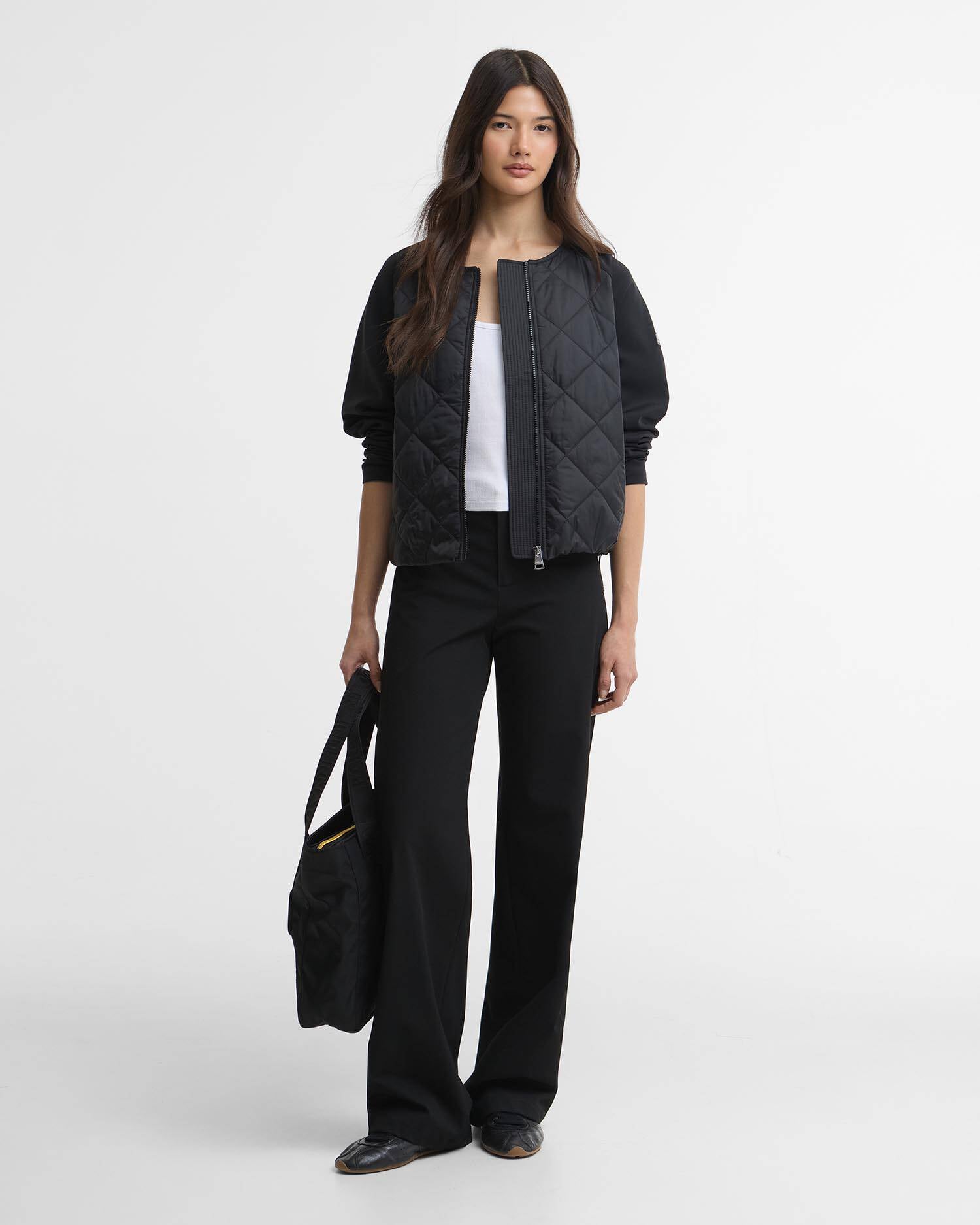 Seren Quilted Sweat Black image number 1