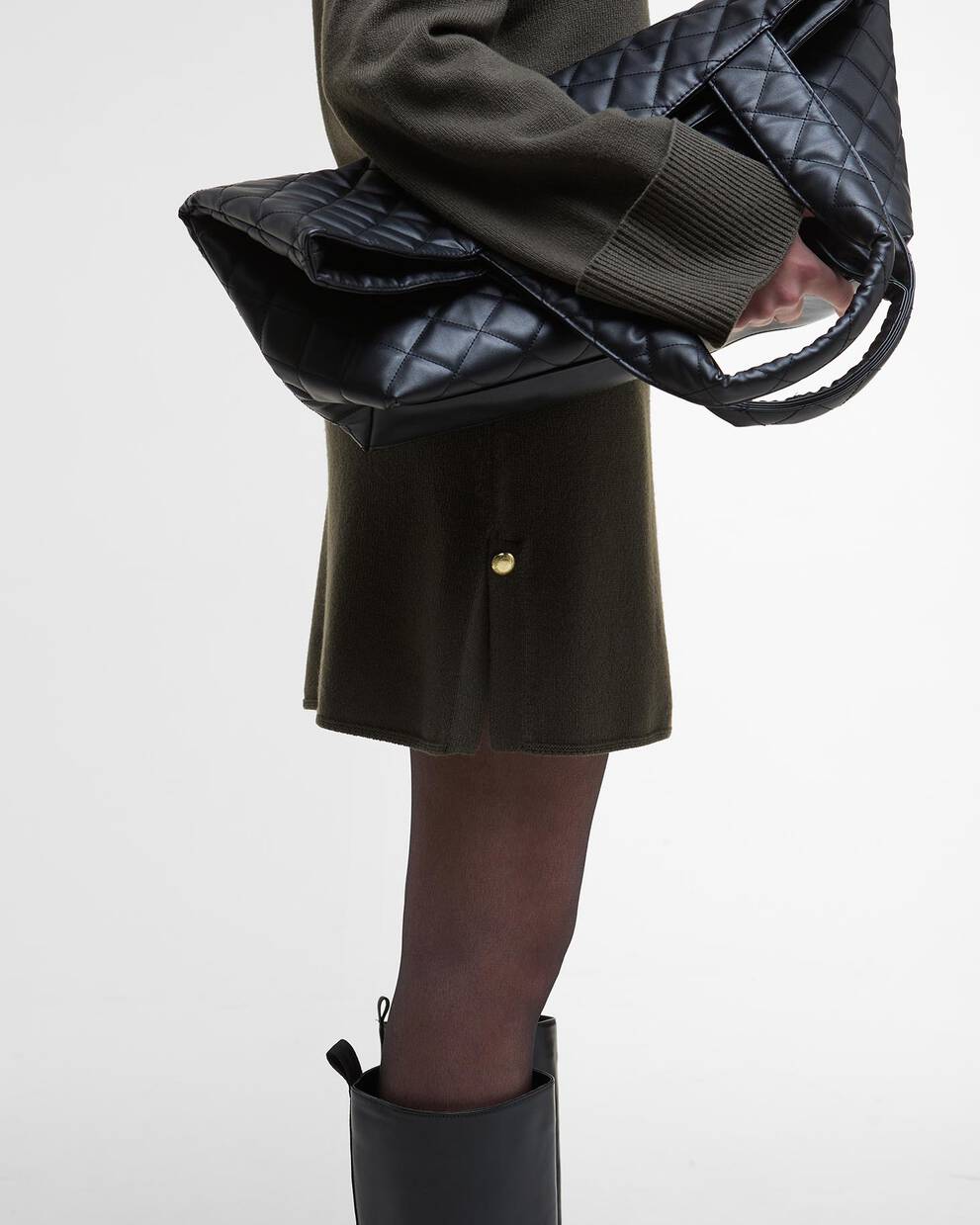 Mini-abito in maglia Lana