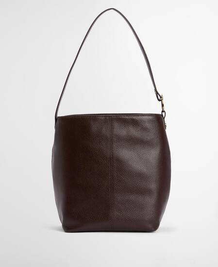 Cedar Suede Bucket Bag Dark Brown