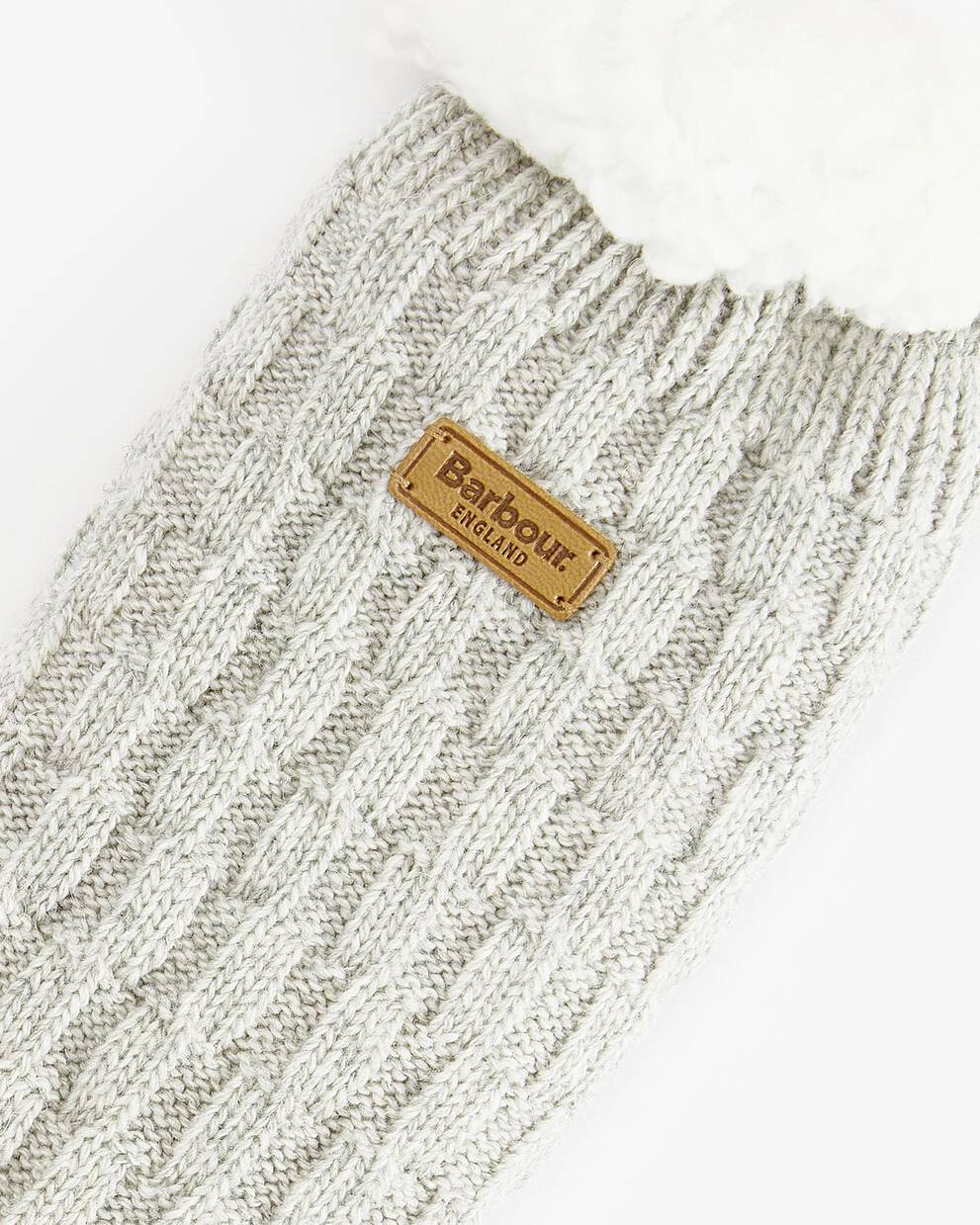 Cable Knit Lounge Socks